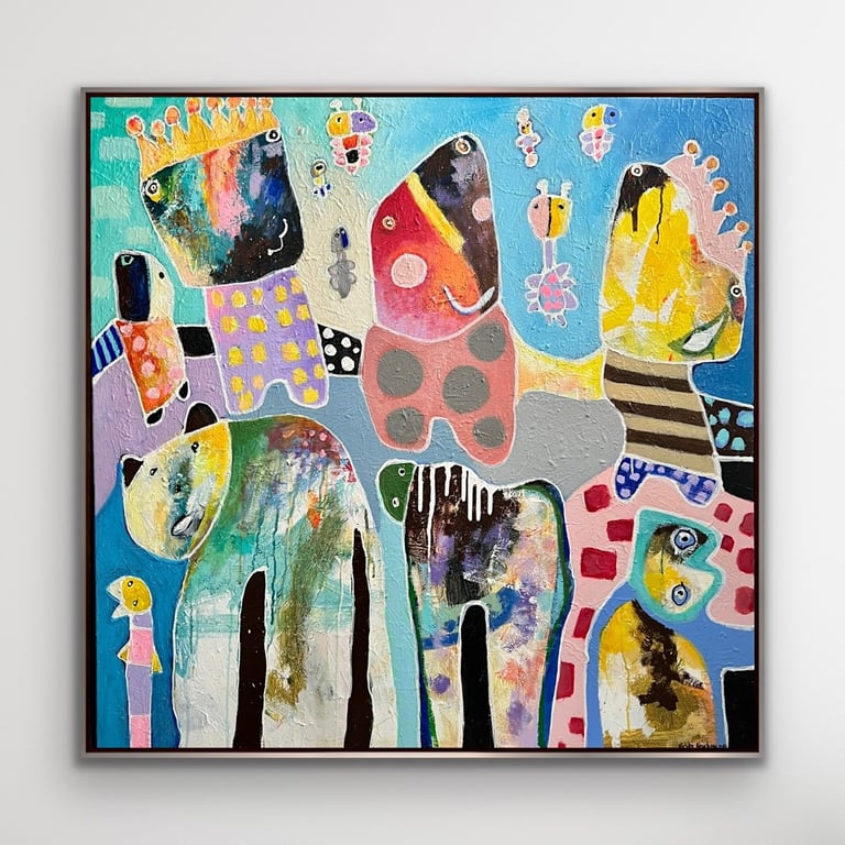 100cm x 100cm billede 2