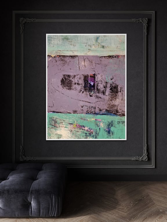 #1297  100x130 cm Sold billede 2