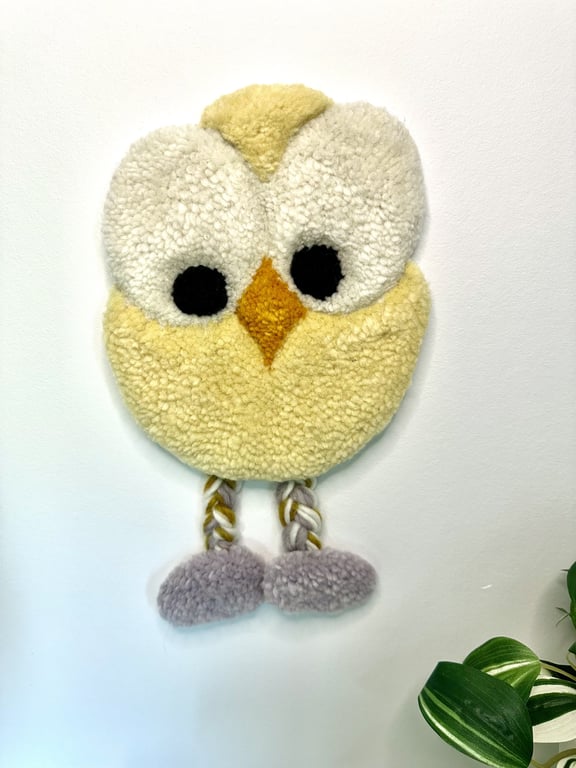 Tuftet vægophæng i uld – Håndlavet til børneværelset  billede 4
