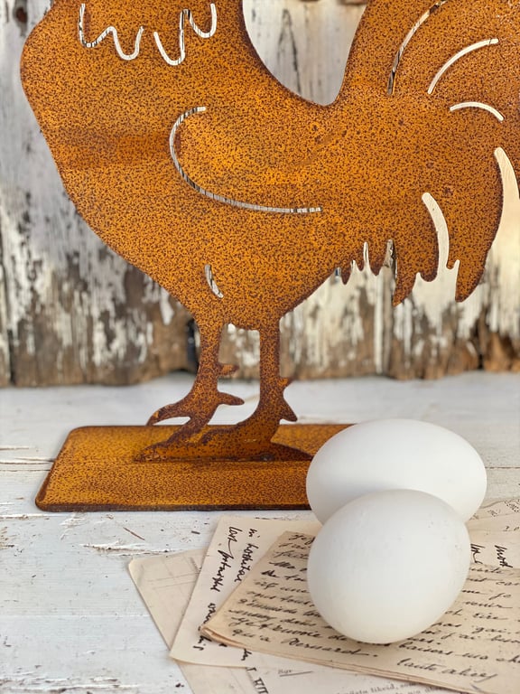 Hane - Stående i rust. billede 3