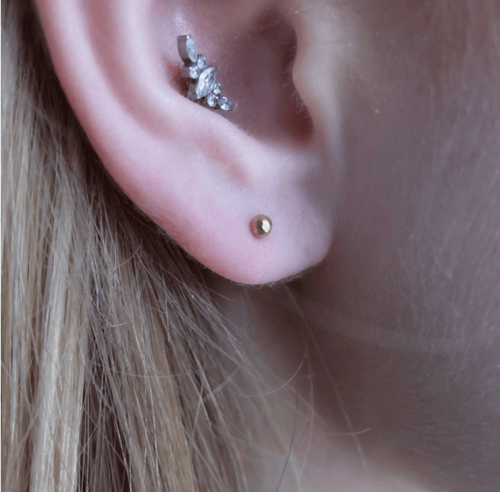 Disco studs forgyldt (4)