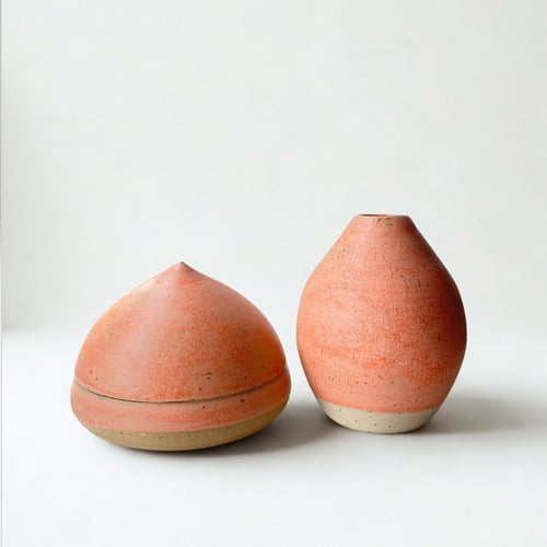 Mat orange krukke (8)