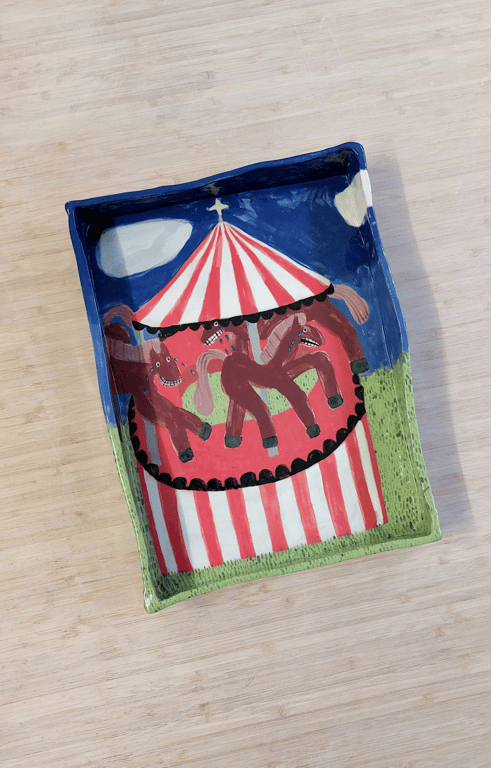 Sad carousel horses club  billede 2