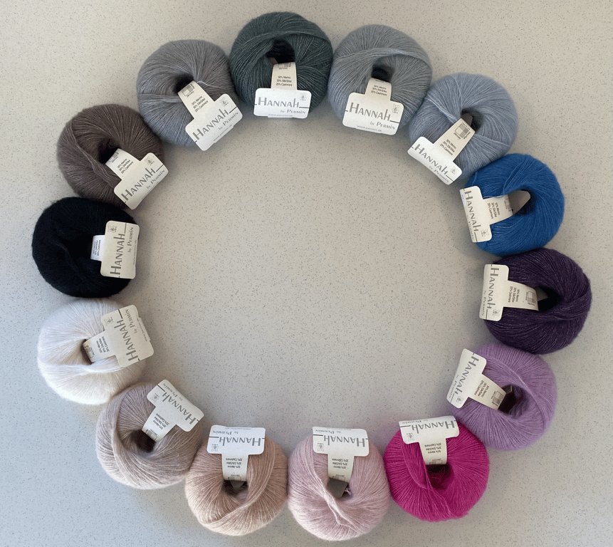 Kit: BLUSE MED SNONINGSMØNSTER- i Hannah garn (3)