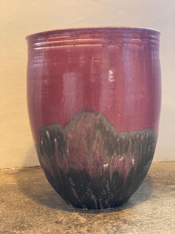 Stor krukke unika H 50 cm B 42 cm 