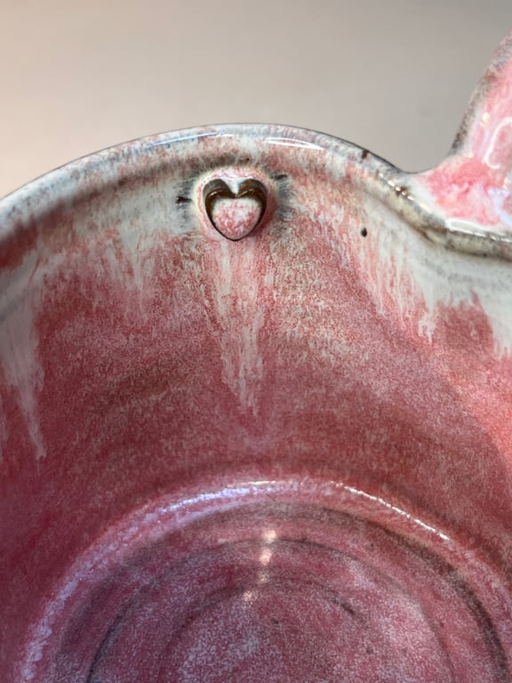 Hjerteformet kop. 310 ml. H: 7 cm billede 3