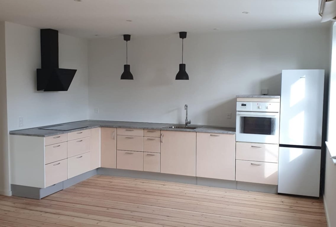 renoveret køkken