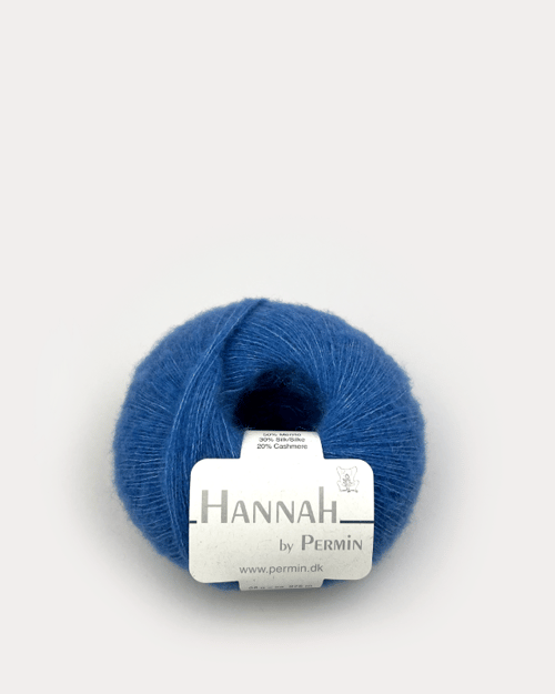 Kit: BLUSE MED V-HALS- garn: Hannah by Permin - 14 farver (16)