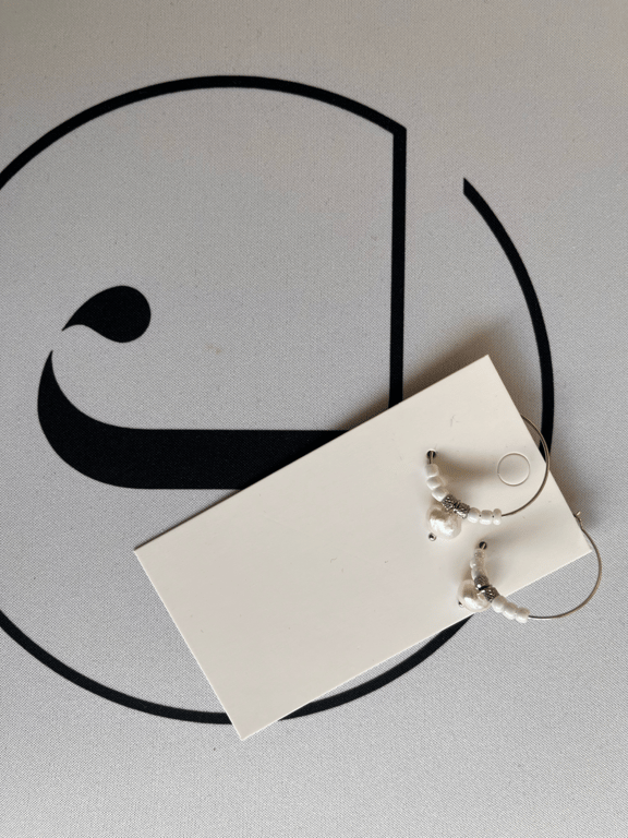 Miss øreringe med ferskvand perle