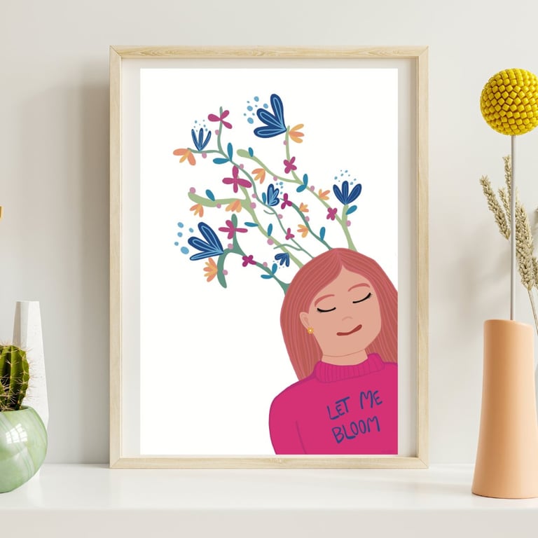 Plakat: Let me bloom (2)