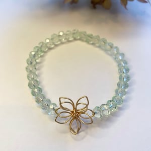 Flowers armbånd blå – produktbillede