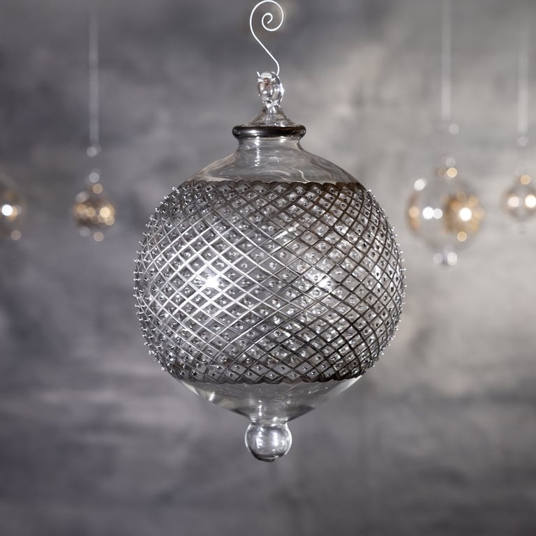 JULEKUGLE DESIGN 1001 KRYSTAL MED GULD ELLER HVIDGULD billede 16