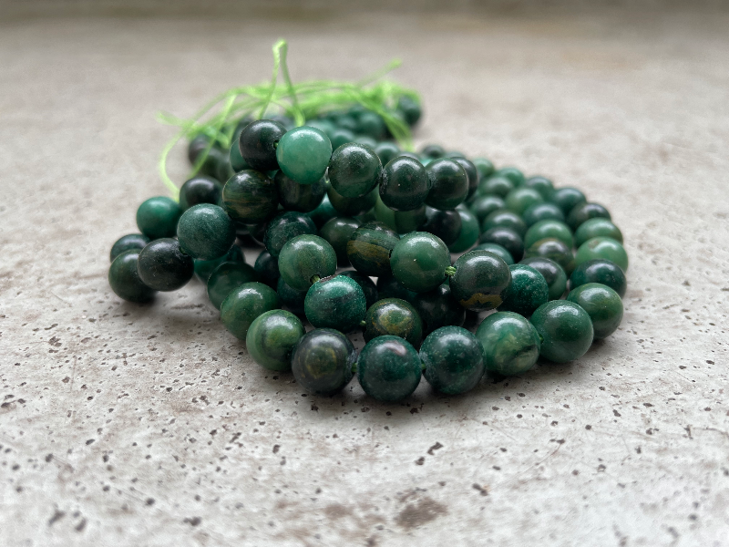 Afrikansk Grøn Jade / Buddstone - Kvalitet A billede 4