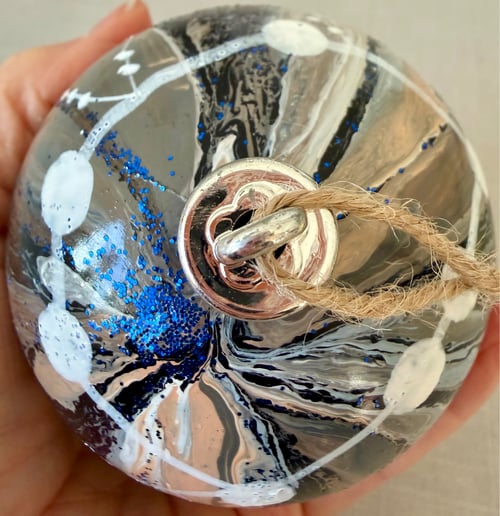 Kunst julekugle  (2)