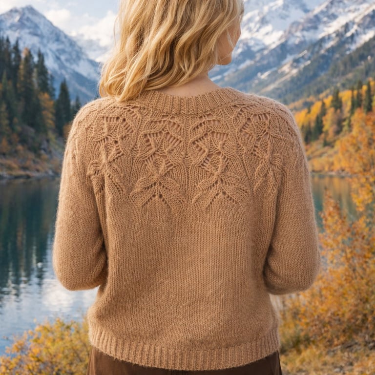Shiroi Sweater Adult - Strikkeopskrift DANSK PDF billede 2