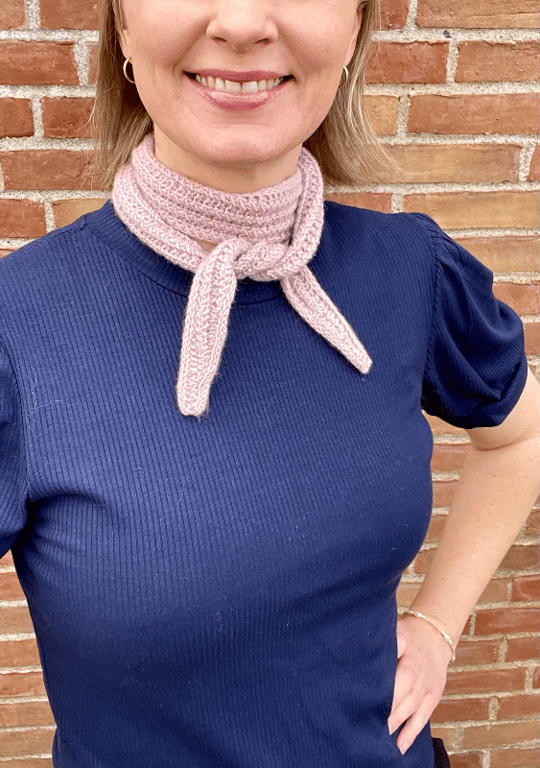 Elise Mini-Scarf strikkeopskrift