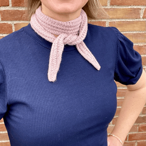 Elise Mini-Scarf strikkeopskrift – produktbillede