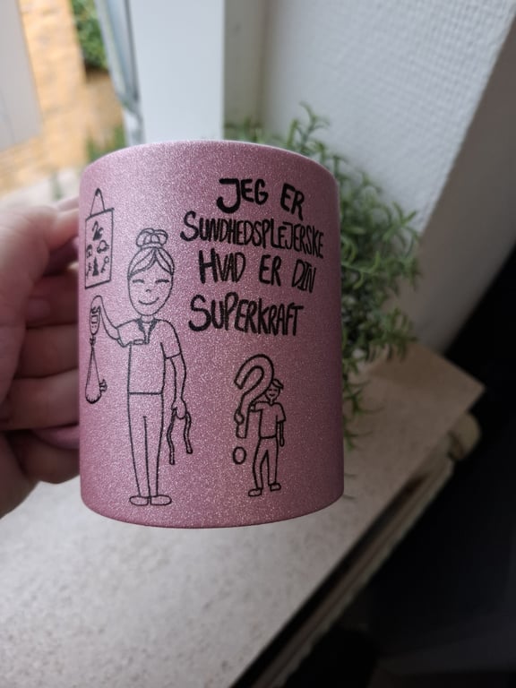 Krus: Jeg er sundhedsplejerske hvad er din superkraft Pink Glimmer billede 3