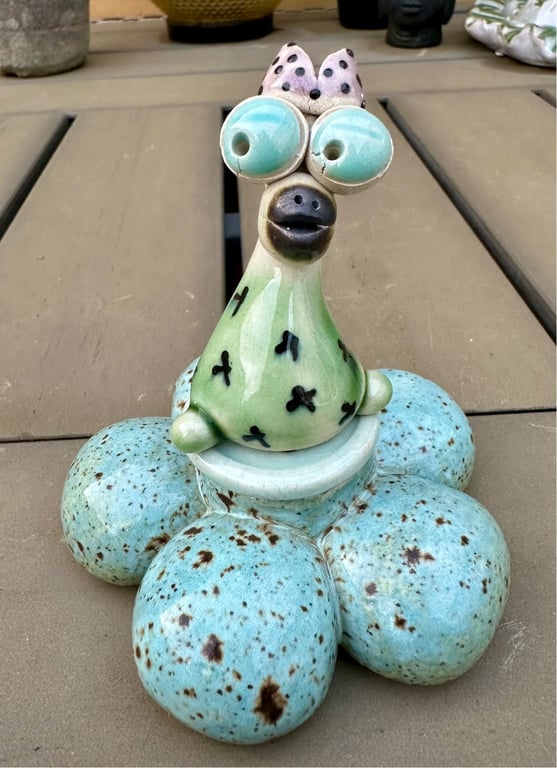 Fugl på blomst