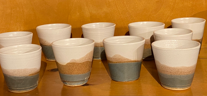 Coffee shots bæger 7,5 bred 7,5 høj Brun billede 2