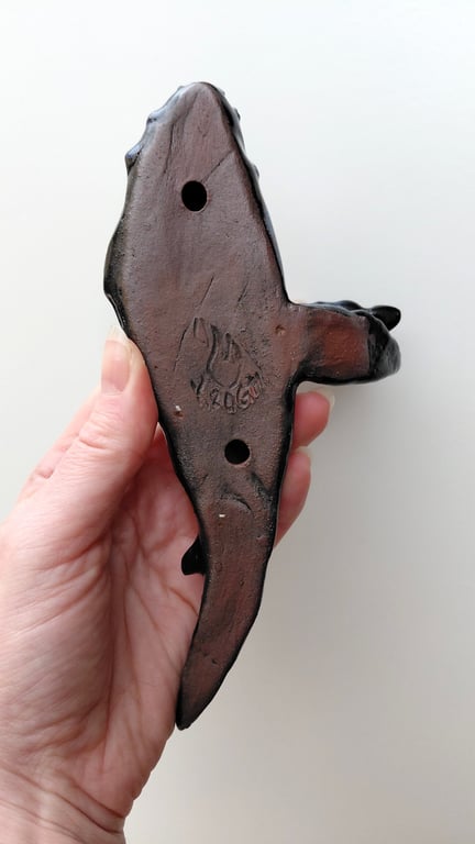 væghængt dansende pukkelhval  billede 7