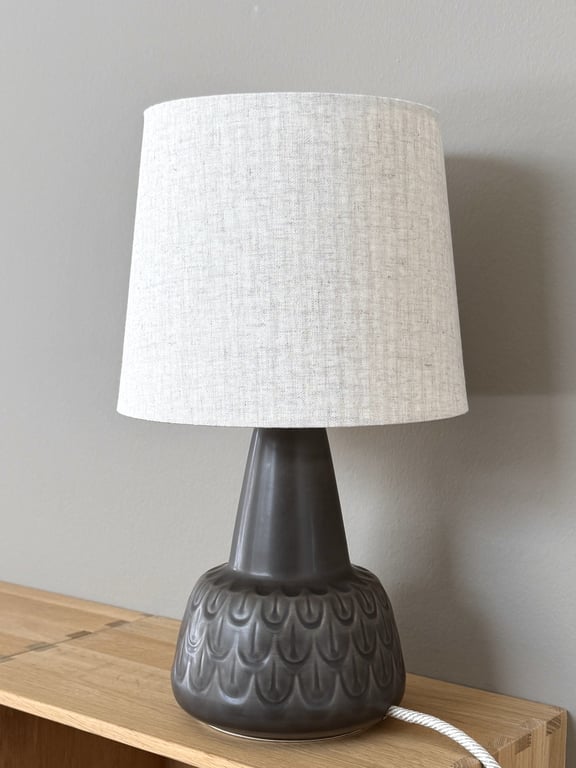 Upcycled vintage bordlampe - Søholm Keramik