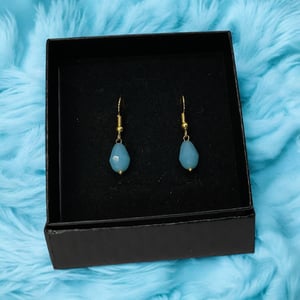 Blå Øreringe – produktbillede