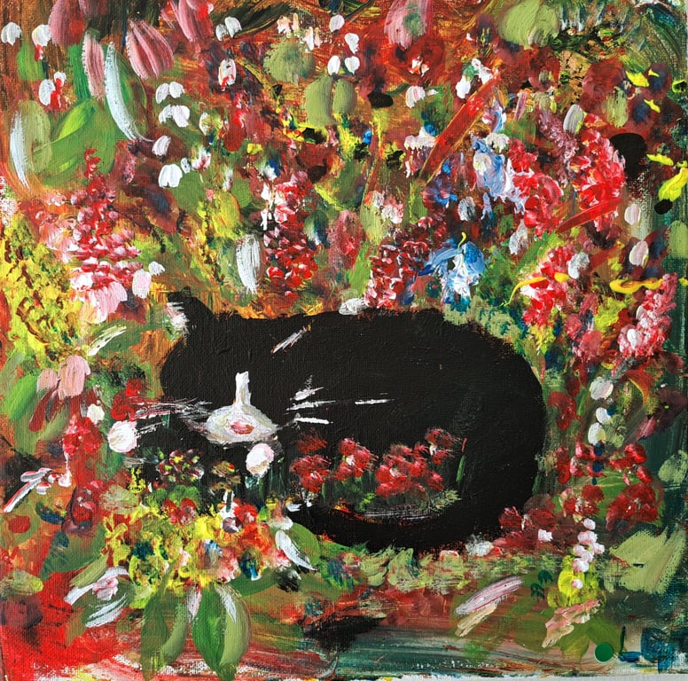 King i blomst, 30x30