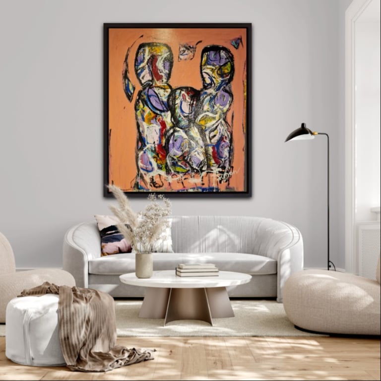 #1180 Maleri 100X120cm SOLD billede 3