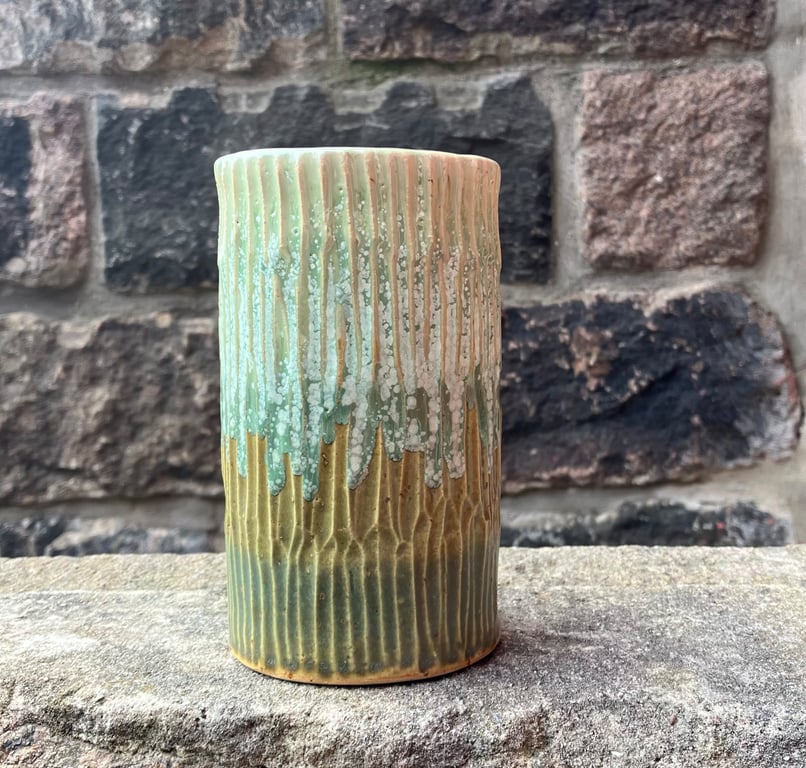 Vase, facetskåret billede 3