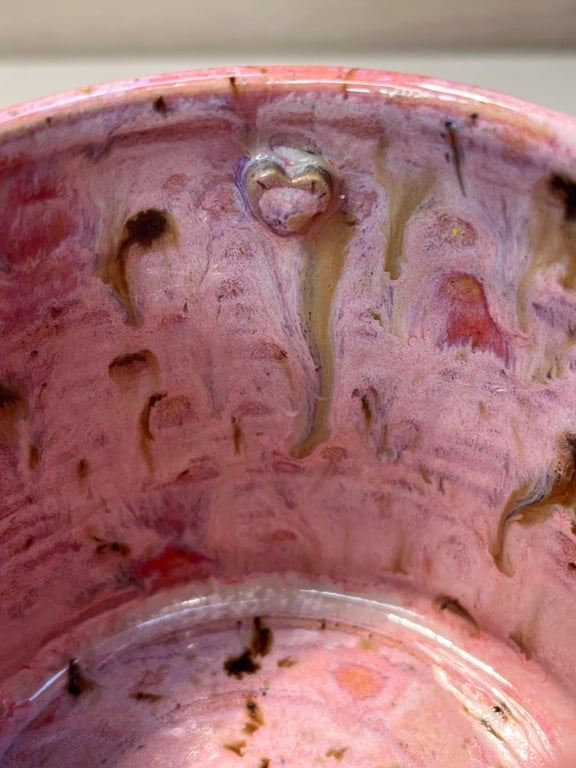 Kop med hjerter. 380 ml. H: 8 cm billede 3