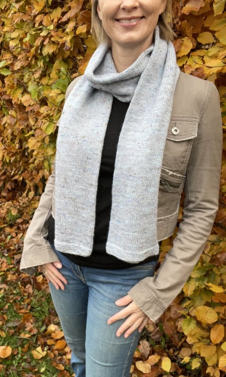 Dina Scarf strikkeopskrift billede 2