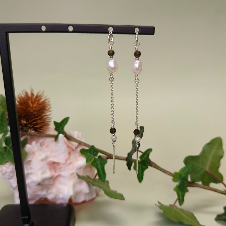 Lys og mørke ørekæde billede 2