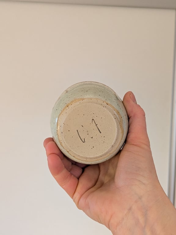 Cappuccino kop brunnistret/pebermynte  billede 3