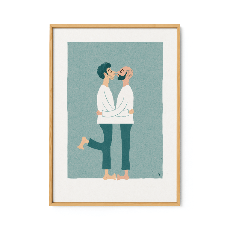 Kys – grøn – plakat billede 2
