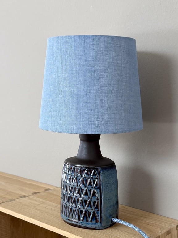 Upcycled vintage bordlampe - Søholm Keramik