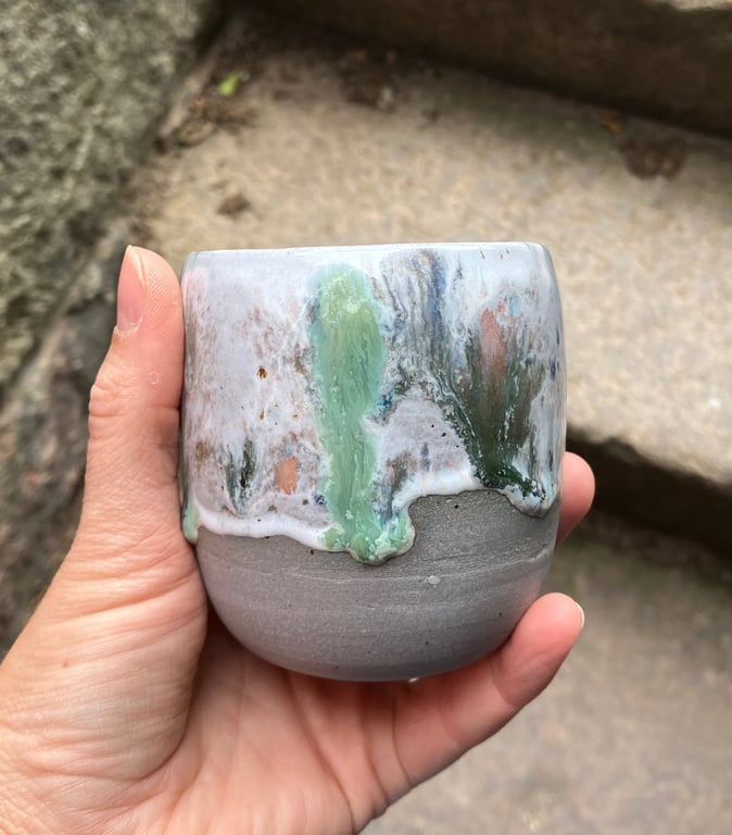 Hånddrejet kop billede 7