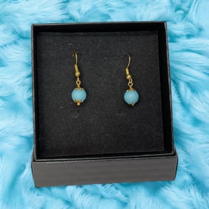 Blå Øreringe – produktbillede