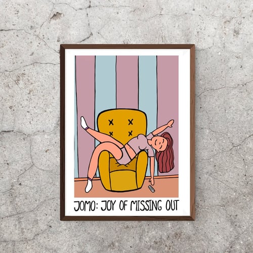 Plakat: JOMO Joyful douche (2)