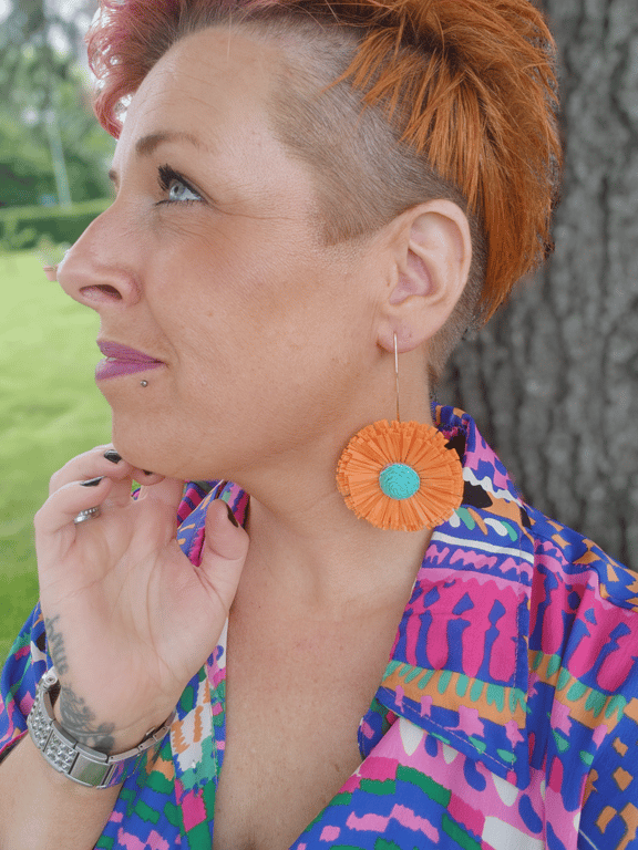 Bella Ørehænger Orange