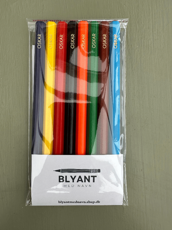 Jumbo farver m. navn 8 stk.  billede 2