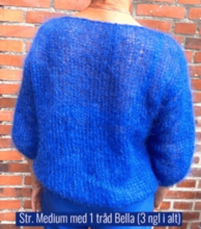 Kit: Michala garnkit - Hurtigstrikket sweater med bådhals (10)