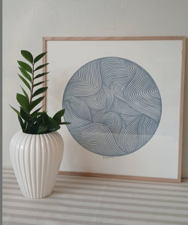 Bestillingsværk 30x30cm- 40x40cm - 50x50cm 