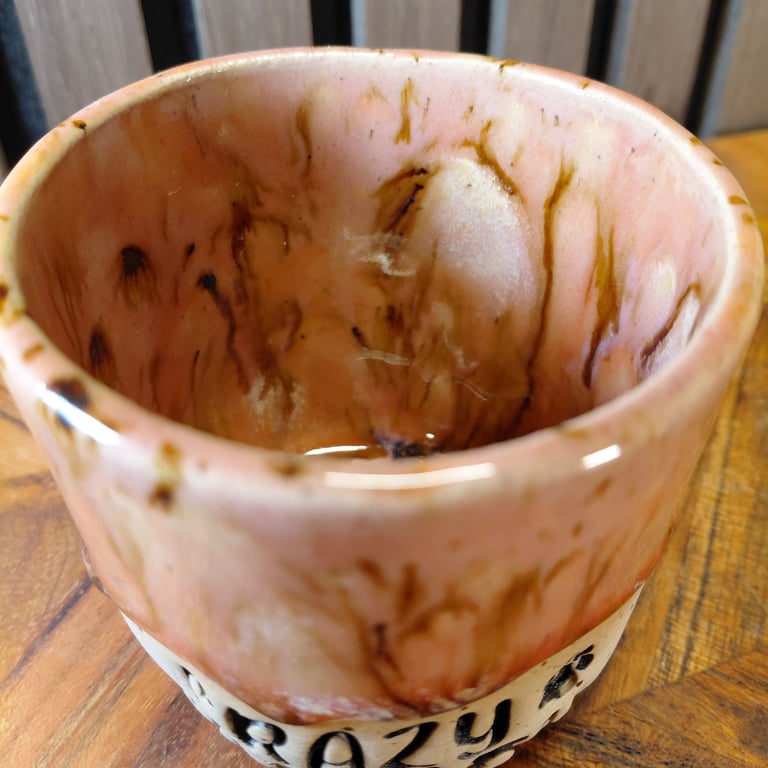 Crazy catlady lyserød/orange billede 2