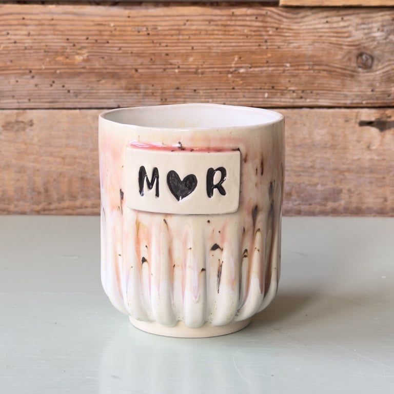 Mor kop med skønhedsfejl