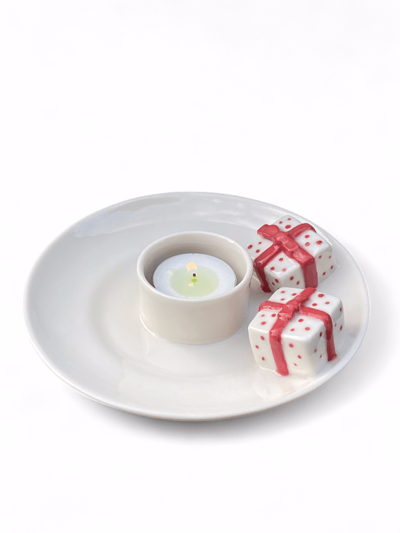 Gavetallerken til fyrfadslys