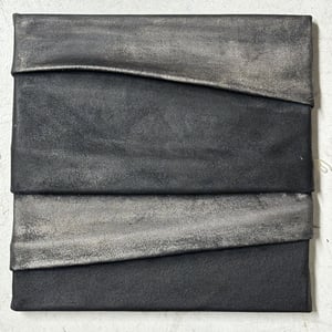 ARTDECO 40x40 - læder på lærred  30 x 30 cm – produktbillede