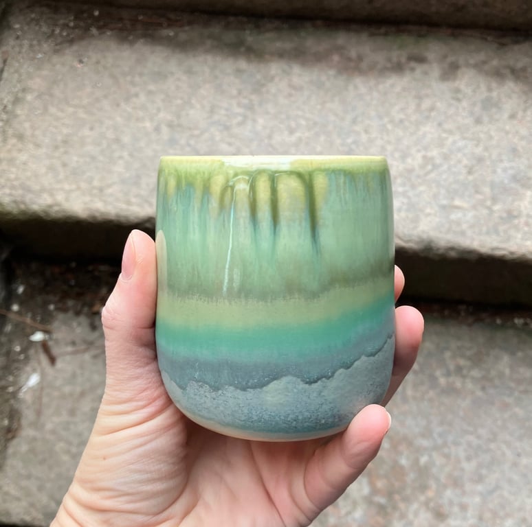 Hånddrejet kop billede 7