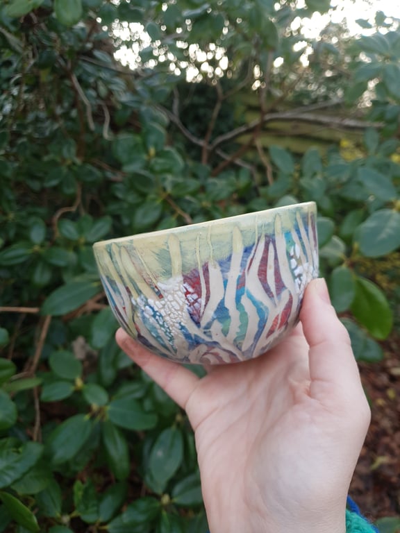 Malerisk skål  billede 4