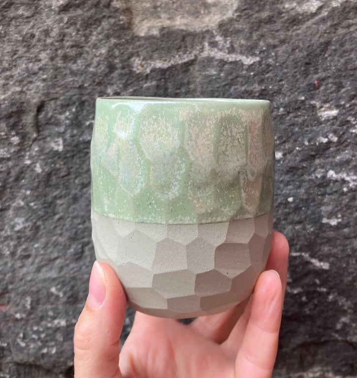 Facetskåret unika kop billede 5